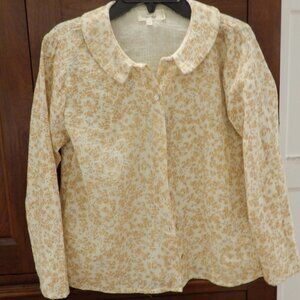 Konges New Girl's Organic Cotton Button Up Blouse